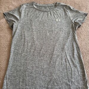 Under Armour Heather Gray Short Sleeve Performance Tee